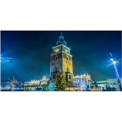 Foto obraz sklenený horizontálny Krakov Poľsko 100x50 cm