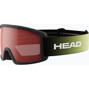 HEAD Детска скиорска маска HEAD Contex Yuki Jr red/lime