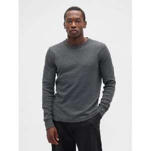 GAP Тениска с гофрирана шарка GAP GAP | Siv | МЪЖЕ | XS