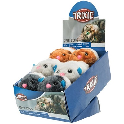 Trixie Plyšová vrtící zvířátka 8 cm 12ks