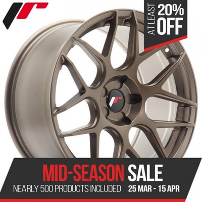 JAPAN RACING JR18 8,5x19 5x114,3 ET20 matt bronze