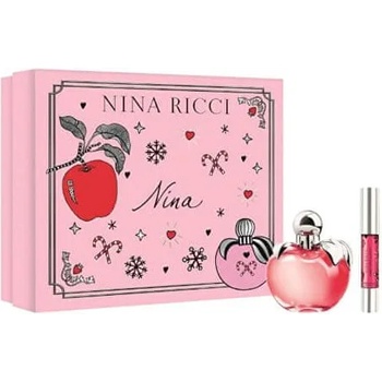 Image 1 of Nina Ricci Nina Подаръчен комплект, Тоалетна вода 50ml + червило v ceruzke 2.5g, Жени