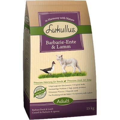 Lukullus Barbarie kačica & jahňacie mäso 2 x 10 kg