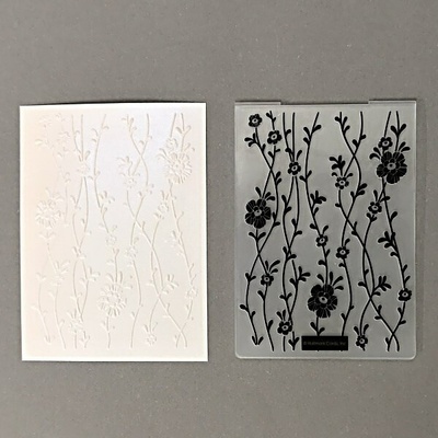 Sizzix West Design Květiny pnoucí A6 embosovací kapsa – Zboží Dáma