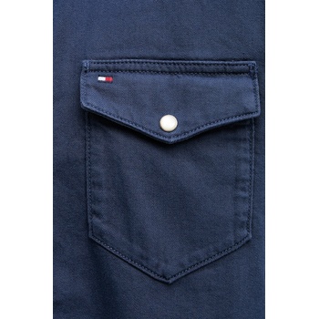Tommy Hilfiger Дънкова риза Tommy Hilfiger в синьо със стандартна кройка с класическа яка MW0MW40684 (MW0MW40684)