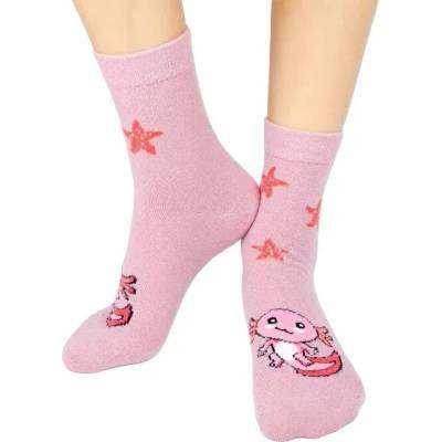 Noviti ponožky SB001 Axolotl ružová