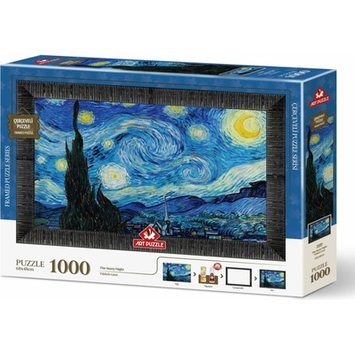 ART s rámom a lepidlom 3v1 Hviezdna noc 1000 dielov
