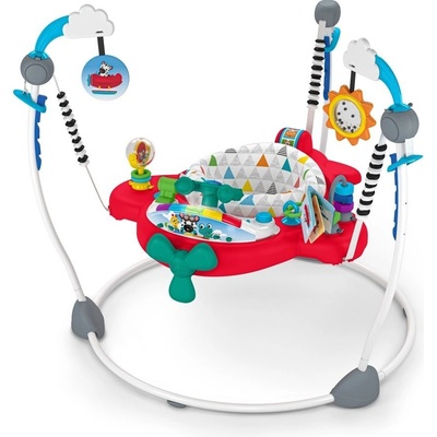 Baby Einstein skákadlo/aktívne centrum 2v1 Ocean Explorers Airplane Adventure