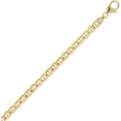 Lillian Vassago Zlatý náramek typu Marina Gucci, plný LLV31-GB075