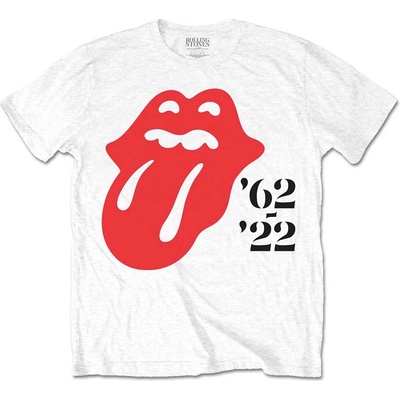 The Rolling Stones tričko Sixty '62 '22 biele