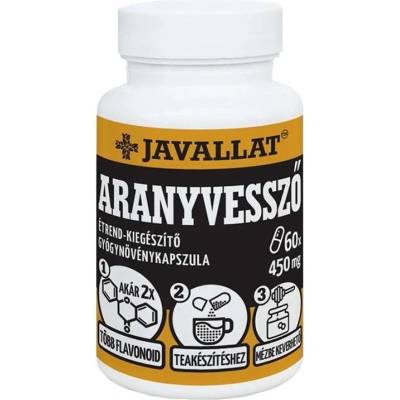 JAVALLAT Златна пръчица, 450 mg, 60 капсули, Javallat (812047 JAV)