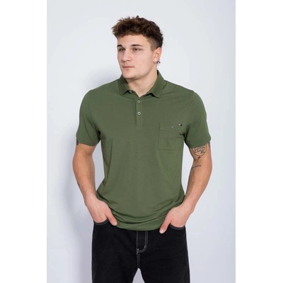 Polokošile krátký rukáv HIGOR tm.khaki
