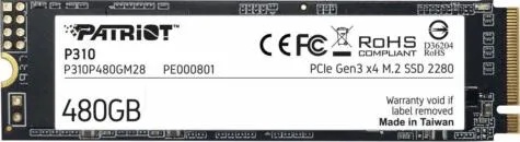 Patriot P310 480GB M.2 PCIe (P310P480GM28)