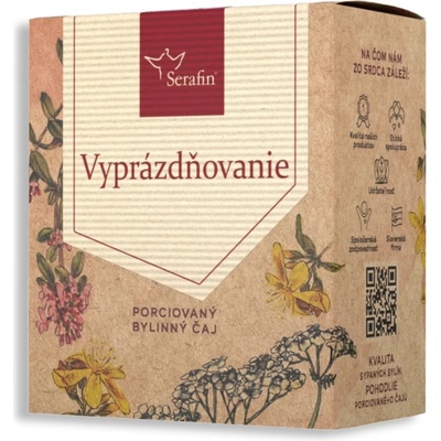 Serafin Vyprázdňovanie porciovaný čaj 15 x 2,5 g