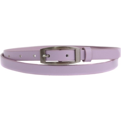 Špongr dámsky úzky kožený opasok 1552 lila