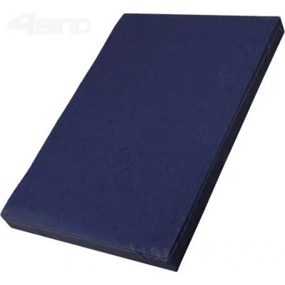 4BIND Desky pro vazbu Delta (imit. kůže) 230g, A4 tm. modrá, 100ks
