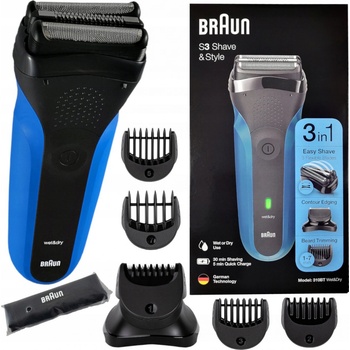 Braun Series 3 310BT černá/modrá