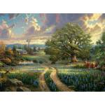 Schmidt Spiele - Puzzle Kinkade: Country Living - 1 000 piese