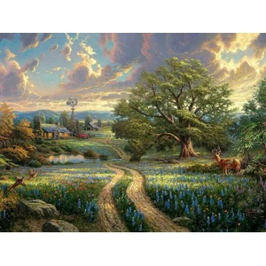 Schmidt Spiele - Puzzle Kinkade: Country Living - 1 000 piese