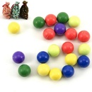 Teddies Kuličky cvrnkací nerozbitné asst 3 barvy v látkovém pytlíčku