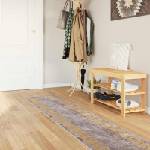 vidaXL Каса за килим MARSA Сиво 50 x 350 см Полиестер и PVC (42023349)