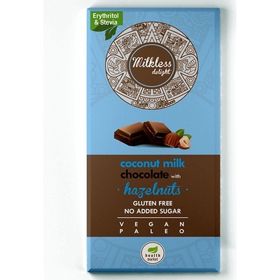 Health Market Milkless Delight Čokoláda s lieskovými orieškami a so sladidlami 80 g