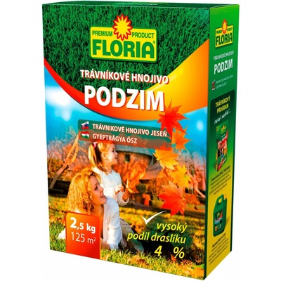 Floria trávnikové hnojivo jesenné 2,5kg