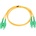 Conneu SC-APC-SC-APC дуплексна пач корда, сингълмод OS2, 3 мм. , жълта, Conneu (20 м) (CNFJ-SCASCAOS2DYE3mm-20)