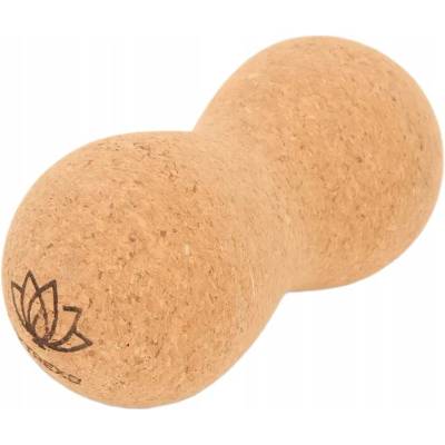 TREXO Dvojitá korková masážna loptička TXO-B4Z082-NC prírodná 7 cm