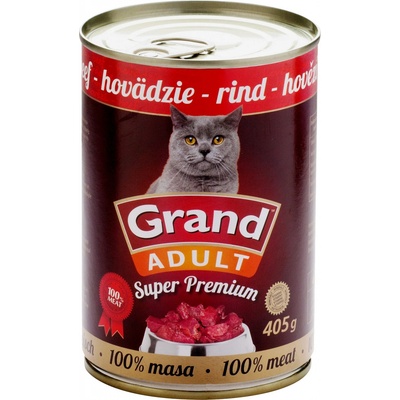 Grand SuperPremium Cat hovädzie 405 g
