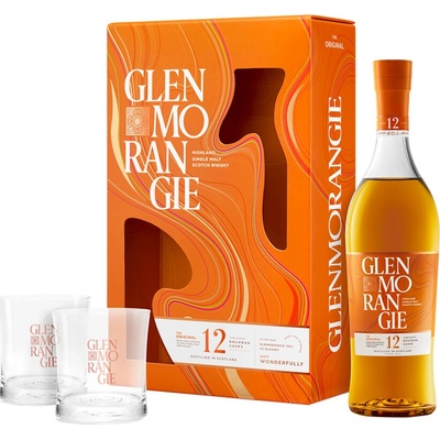 Glenmorangie The Original 12y 40% 0,7 l (dárkové balení 2 skleničky)