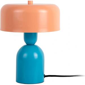 Leitmotiv Синя/оранжева настолна лампа (височина 24 cm) Double Funky - Leitmotiv (LM2251BB)