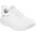 Skechers Дамски маратонки Skechers Womens Engineered Knitted Bungee Slip-On Runners - White