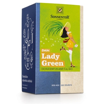 SONNENTOR - Fresh Lady Green, торбички чай, био, 18 бр