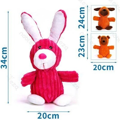 Nobleza plyšová zvířátka manchester 34 cm růžová