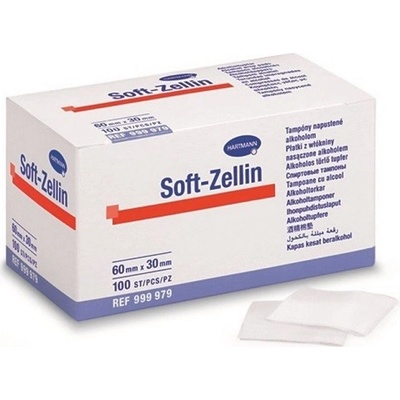 Soft-Zellin-C impreg.s alkoholem Tampon 100 ks