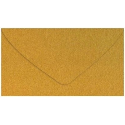 Dopisní obálka metallic 120g DL 110x220mm - zlatá