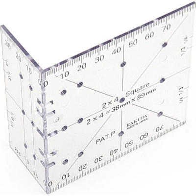 Rakuda Japonské rohové značící pravítko 4698-XG