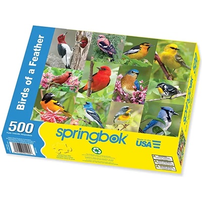 Springbok Пъзел Springbok от 500 части - Птички в гората (33-01495)