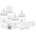 Nuk Подаръчен сет NUK Perfect Match - TC, РР, 0 м+, 8 части, дъга (10225343)