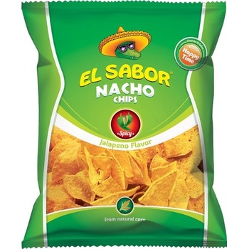 El Sabor Nacho Chips JALAPENO 100 g