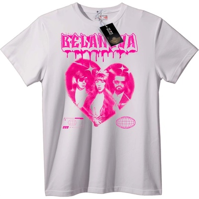 NOONEBRAND Тениска Belania сърце - XS, White