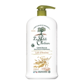 Le Petit Olivier Душ гел Le petit olivier, Хипоалергенен, С овесено мляко, 750 мл (007657)