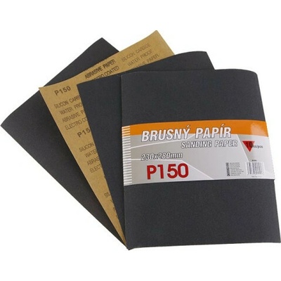 Brusný papier 230x280mm P150 10ks Waterproof