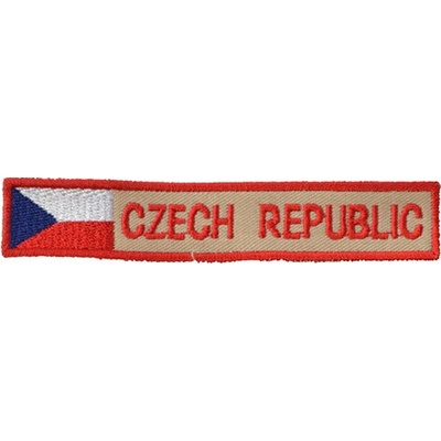 NAVYS Nášivka CZECH REPUBLIC S VLAJKOU - FAREBNÁ