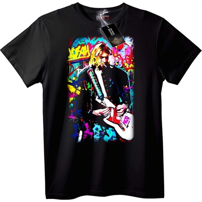 NOONEBRAND Тениска Графити Музикален Артист - 3XL, Black