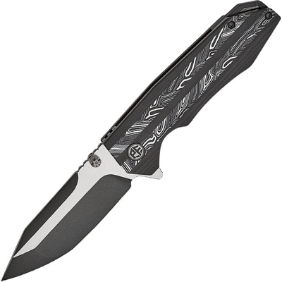 Petrified Fish PFP08 Mocado Black Stonewash K110 White Gmascus & Black G10 PFP08