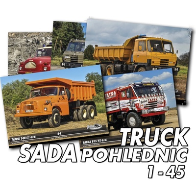 Sada pohlednic TRUCK č. 1 - 45
