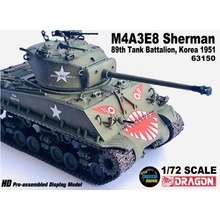 Dragon M4A3E8 Sherman US Army 89th Tank Battalion Korea 1951 1:72