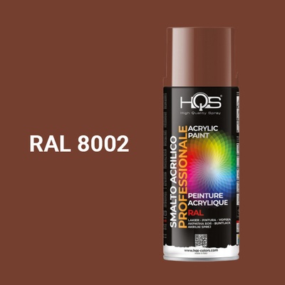 HQS akrylová farba v spreji 400 ml RAL 8002 lesklá